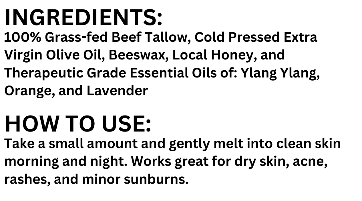 Be Mine Whipped Tallow Lotion, 4 oz.