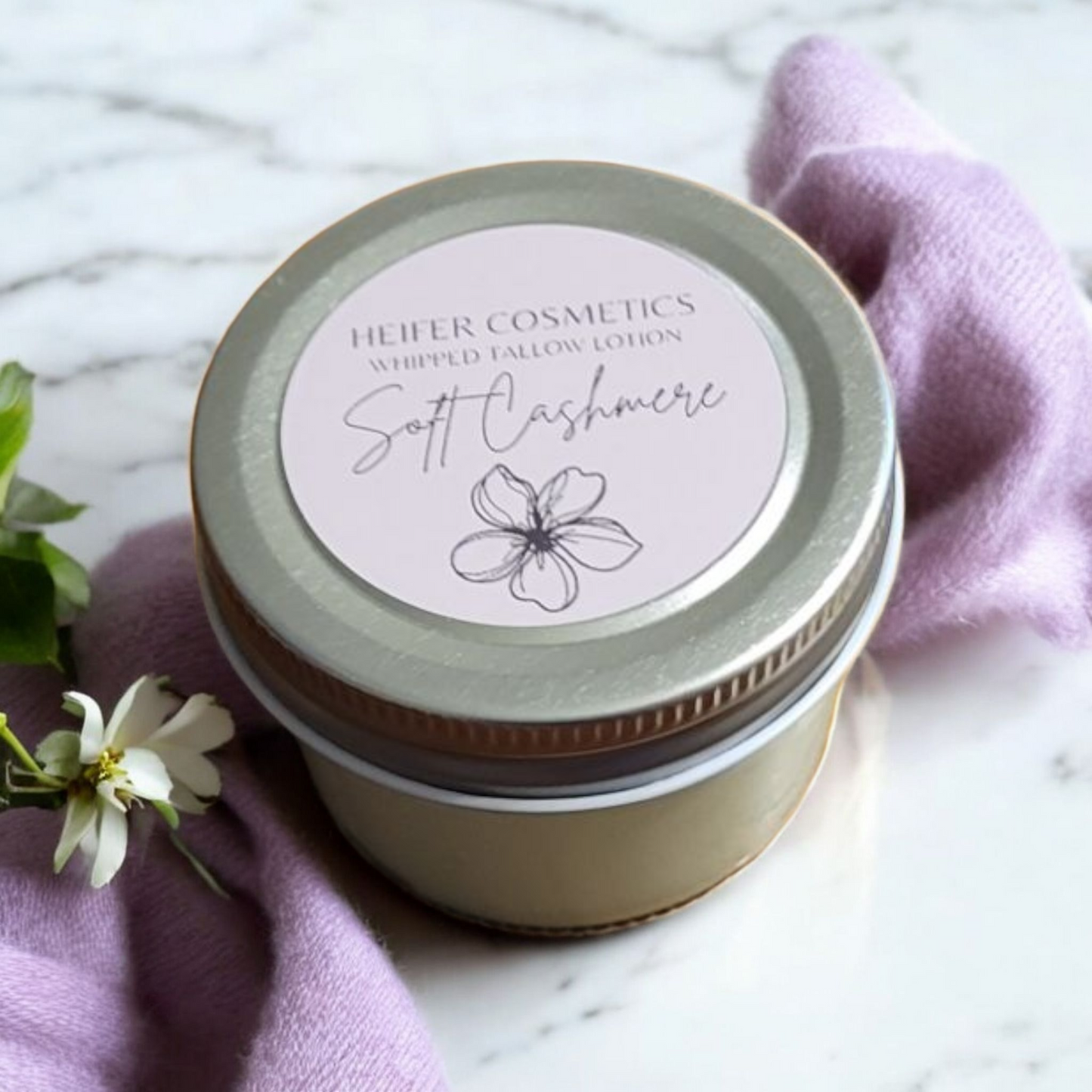 Soft Cashmere Whipped Tallow Lotion - 4 oz.