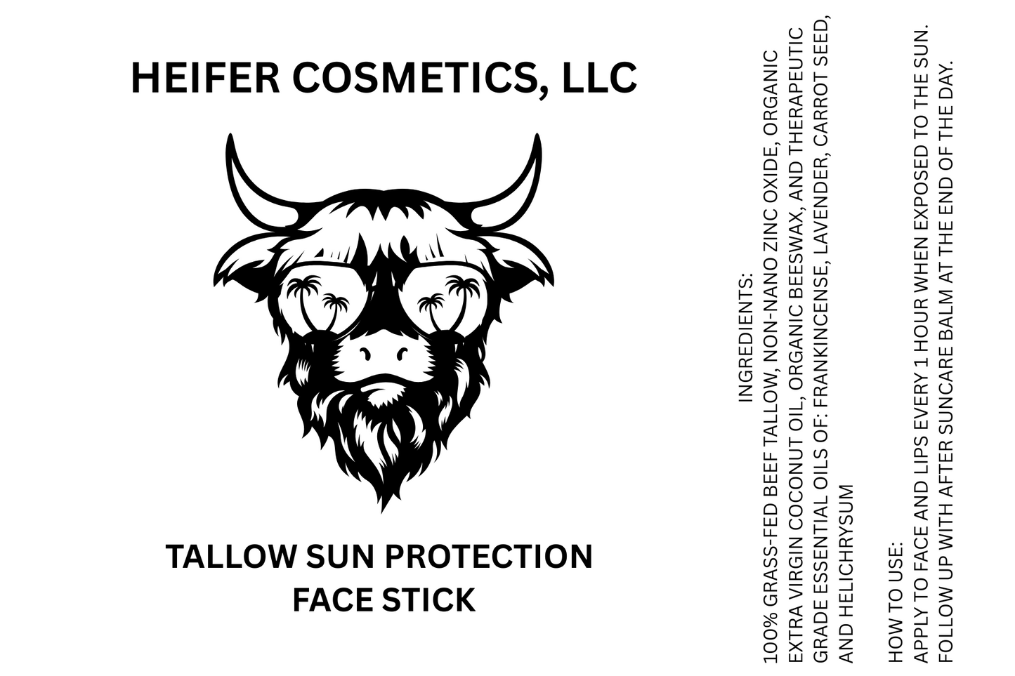 Sun Protection Duo- Tallow Sun Protection Balm- 4oz. and Tallow Sun Protection Face Stick .5 oz.