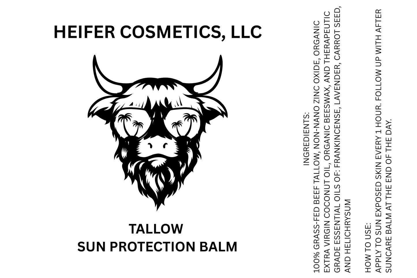 Sun Protection Duo- Tallow Sun Protection Balm- 4oz. and Tallow Sun Protection Face Stick .5 oz.