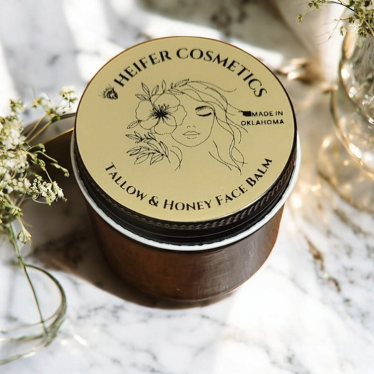 Tallow and Honey Face Balm, 2oz