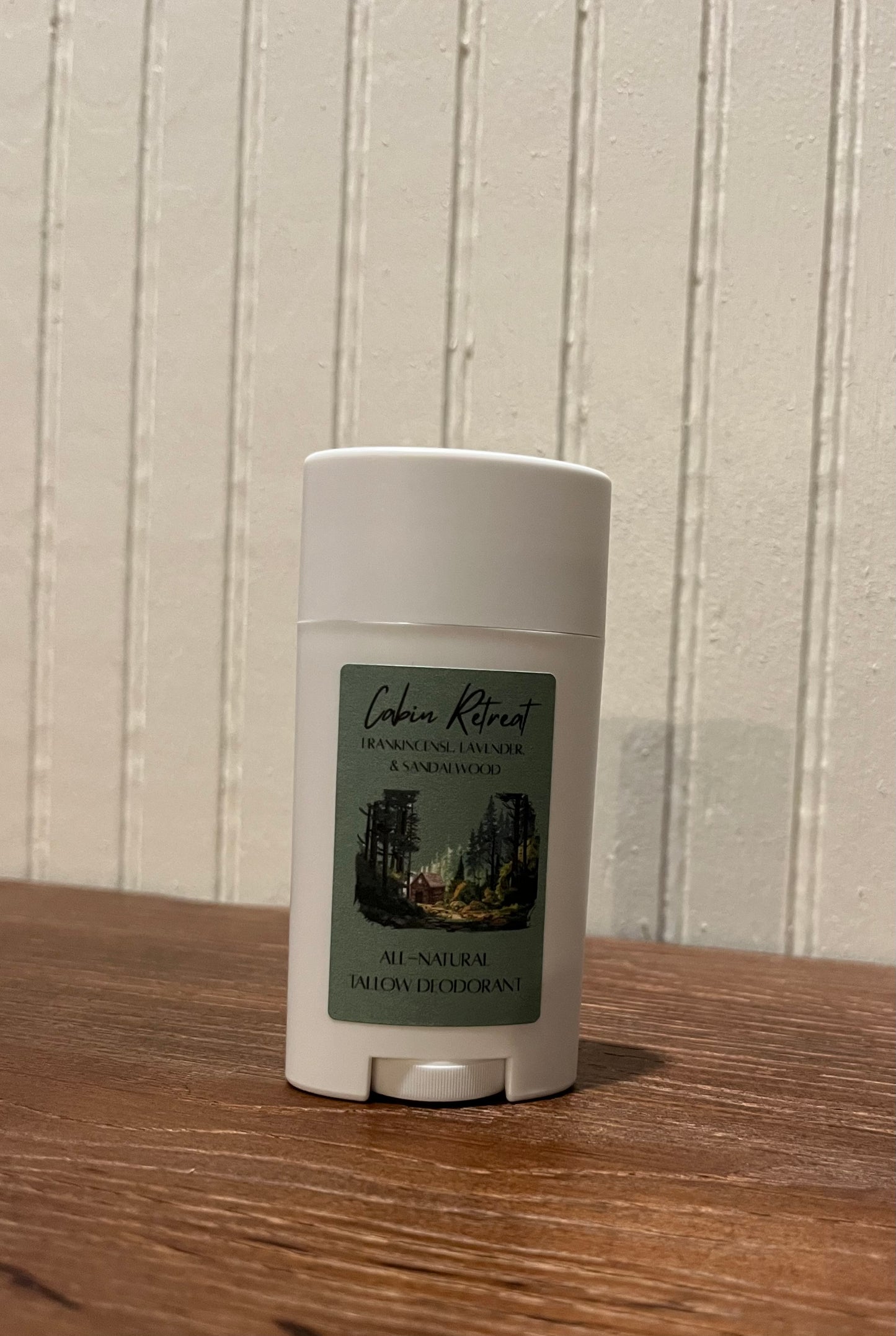 Cabin Retreat- All-Natural Tallow Deodorant, 2 oz.