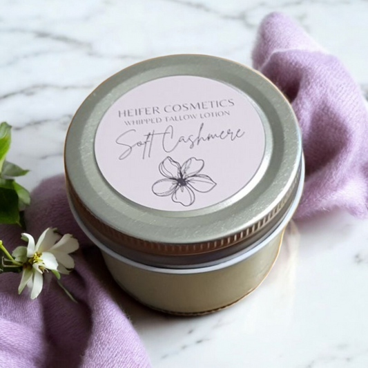 Soft Cashmere Whipped Tallow Lotion - 4 oz.