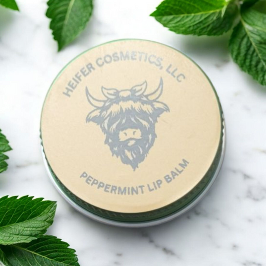Peppermint Tallow and Honey Lip Balm, .5 oz.